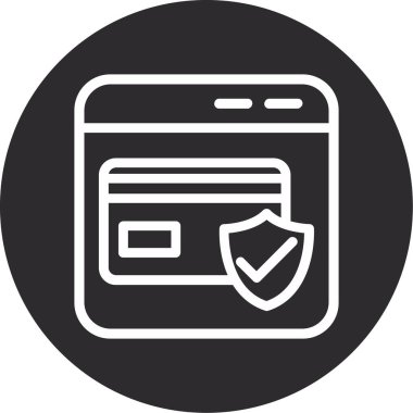 vektör kontrol simgesi illüstrasyonu