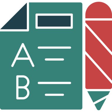 Bir b simgesinin vektör illüstrasyonu