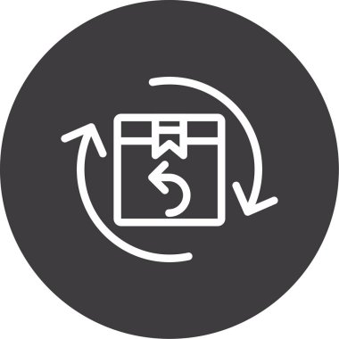 Modern bir simgenin vektör illüstrasyonu