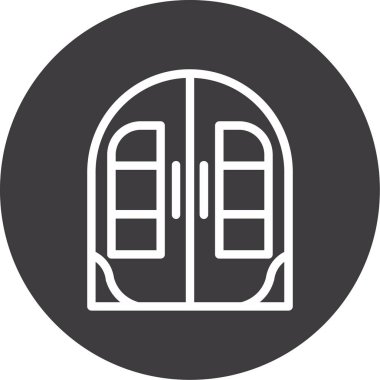 pencere simgesi vektör illüstrasyonu