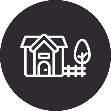 Vektör ev web simgesi