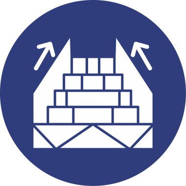 Bir ev simgesinin vektör illüstrasyonu