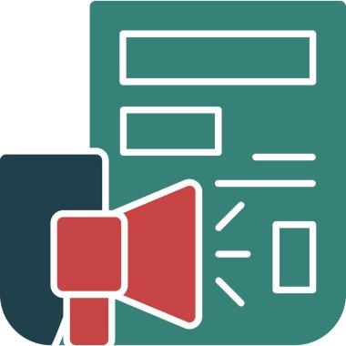 Hoparlör simgesi, vektör illüstrasyonu