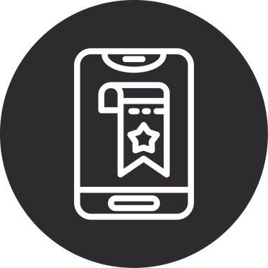 Telefon simgesinin vektör illüstrasyonu