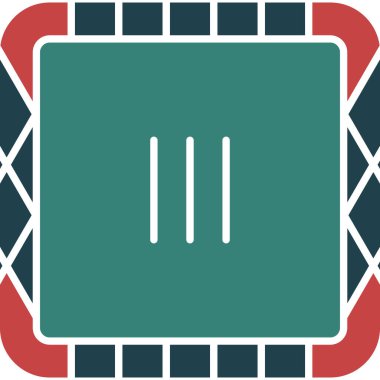 Amerikan bayrak vektör simgesi