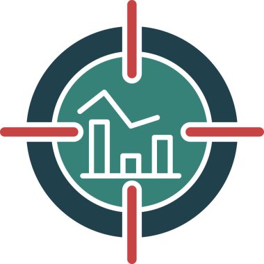 grafik ikonu vektör illüstrasyonu