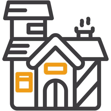 Ev. Web simgesi basit tasarım