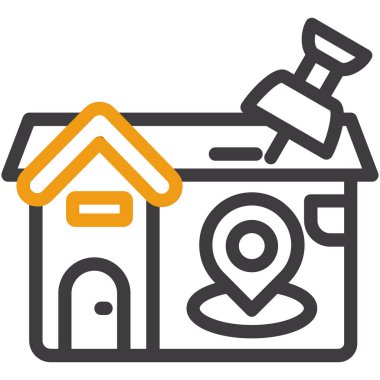 ev simgesi vektör illüstrasyon tasarımı