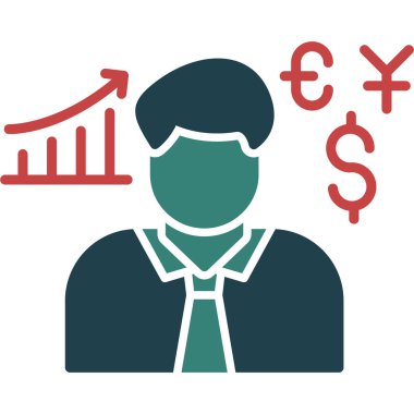 iş simgesi vektör illüstrasyonu