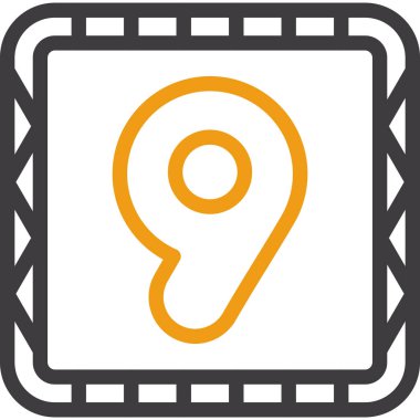 8 numaralı simge işareti tasarımı