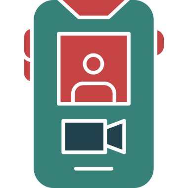 Çevrimiçi eğitim vektörü simgesi