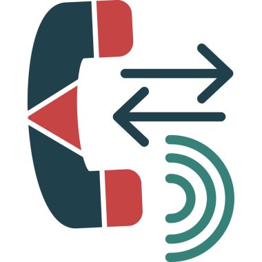 Çağrı merkezi. Web simgesi basit illüstrasyon