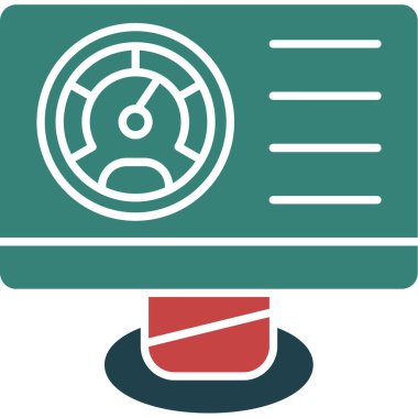 seo modern simgesinin vektör illüstrasyonu