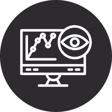 seo modern simgesinin vektör illüstrasyonu