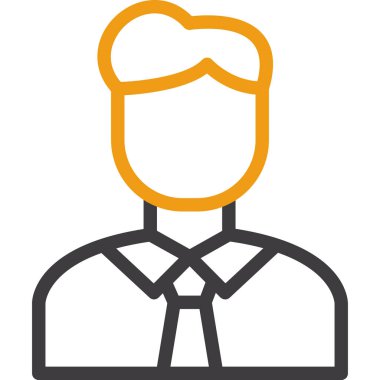 avatar erkek simgesi ana hatlar biçiminde