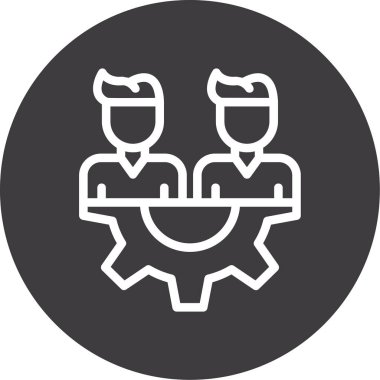 Kolayca düzenleyebilen ve düzenleyebilen Takım Çalışması Vektör Simgesi