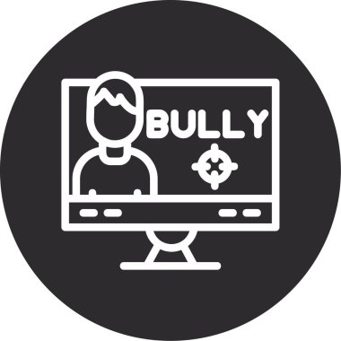 Moda tasarım tarzında kızgın ikon. kızgın simge beyaz arkaplanda izole edildi. zorbalık simgesi basit ve modern düz sembol.