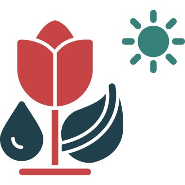 ekoloji koruma simgesi vektör illüstrasyon grafik tasarımı