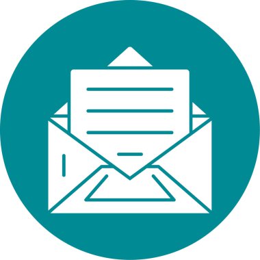 vektör posta simgesi, vektör illüstrasyonu