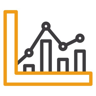 bar çizelgesi vektör simgesi