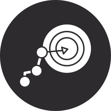 vektör hedef simgesi, resimleme