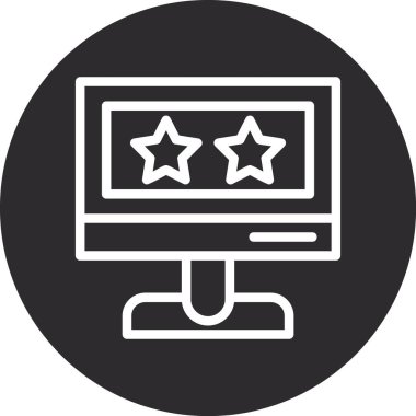 Modern simgenin vektör illüstrasyon tasarımı