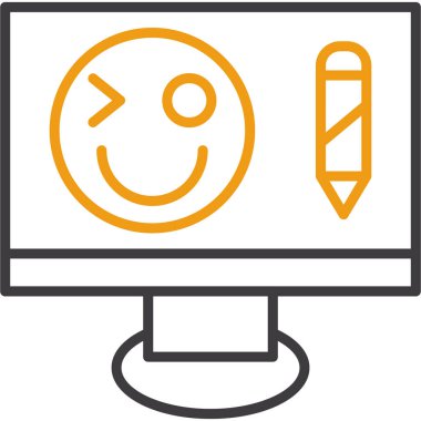 Mutlu Yüz. Basit tasarım