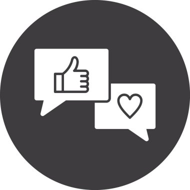 Simge vektör illüstrasyonunu parmakla