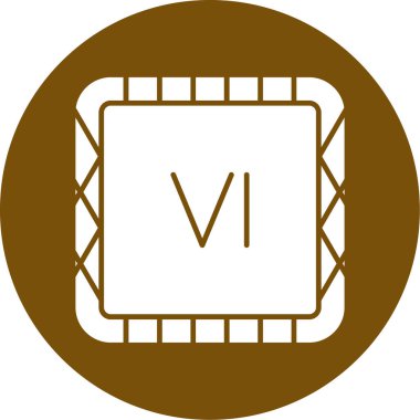 V harfli dijital çip.