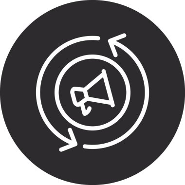 Hedef simgenin vektör illüstrasyonu