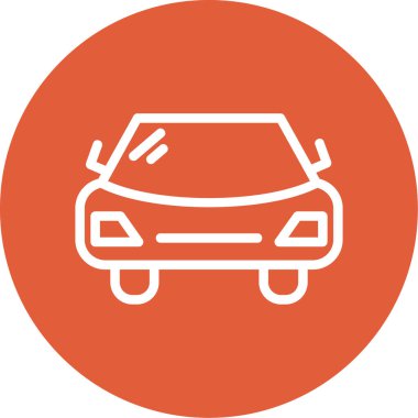 araba simgesi vektör illüstrasyonu