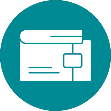 Modern simgenin vektör illüstrasyonu