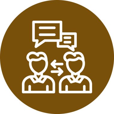 İş ve finans simgesinin vektör illüstrasyonu