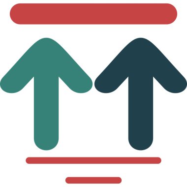 Ok. Web simgesi basit illüstrasyon