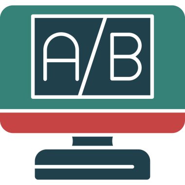 Abaküs Vektörü Kabartma Simgesi Tasarımı