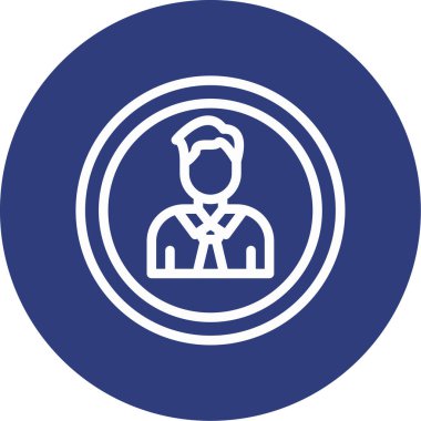 İnsan simgesinin vektör illüstrasyonu