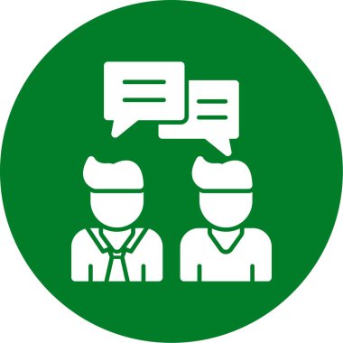 Konuşma baloncukları ikon vektör çizimi