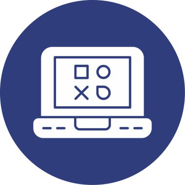 vektör dizüstü simgesi illüstrasyonu