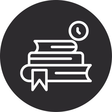 kitap simgesi vektör illüstrasyonu