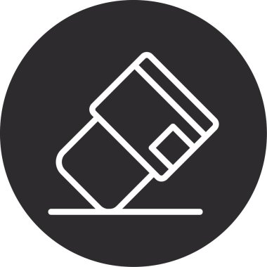 Modern oto tamir simgesinin vektör illüstrasyonu