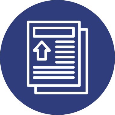 vektör belgesi web simgesi