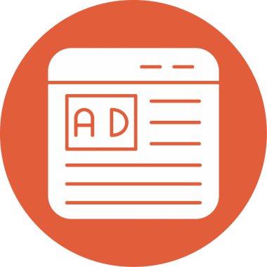 Web simgesi, seo teknolojisinin vektör illüstrasyonu