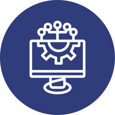 seo modern simgesinin vektör illüstrasyonu