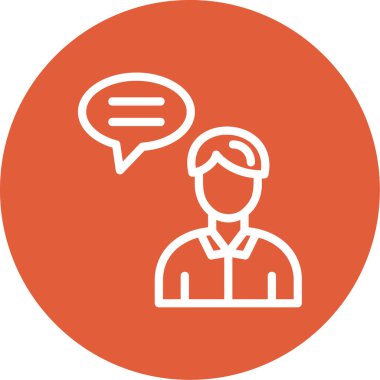 İnsan simgesinin vektör illüstrasyonu