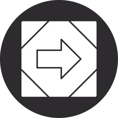 ok simgesinin vektör illüstrasyonu