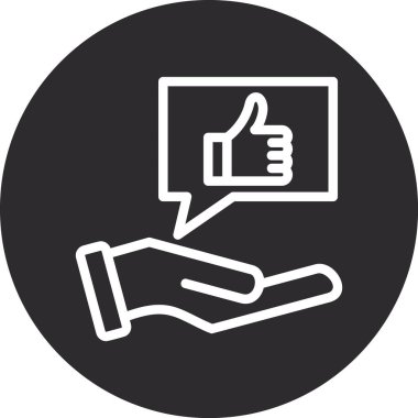 Modern bir simgenin vektör illüstrasyonu