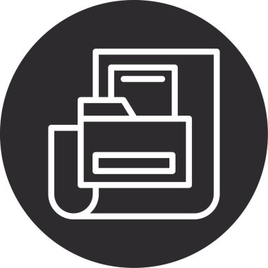 Web simgesi için vektör illüstrasyonu