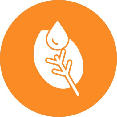 bitki simgesi vektör illüstrasyonu