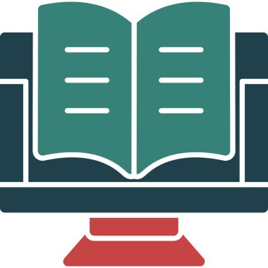 Kitap. Web simgesi basit tasarım