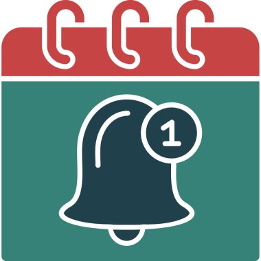 Zil. Web simgesi basit illüstrasyon